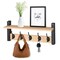 Sorbus Floating Wall Shelf with Hooks for Entryway, Bathroom, Bedroom, Kitchen, or Mudroom